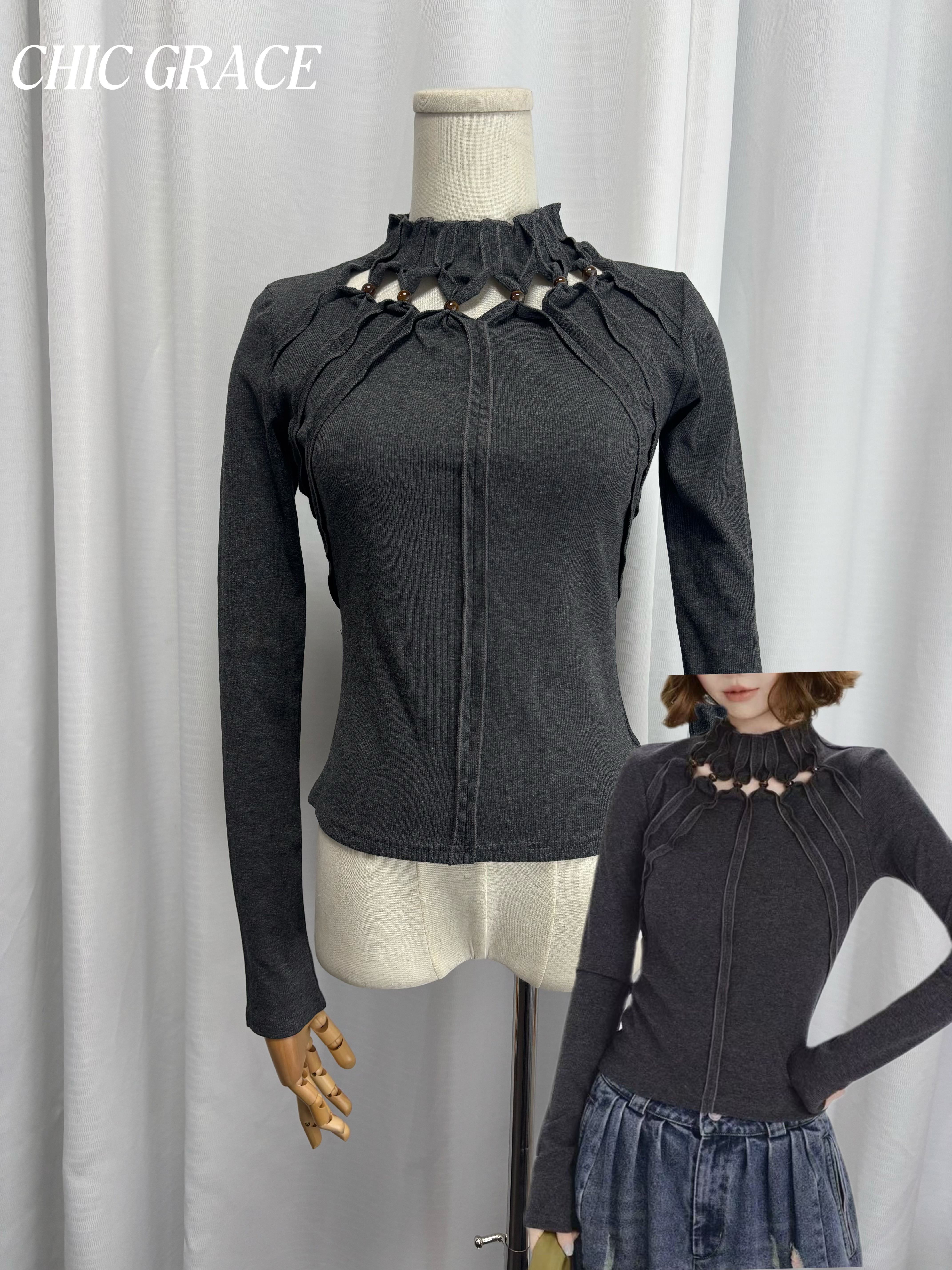 Women'S Real Y2K Fashion - Real shot 2025 Autumn New American