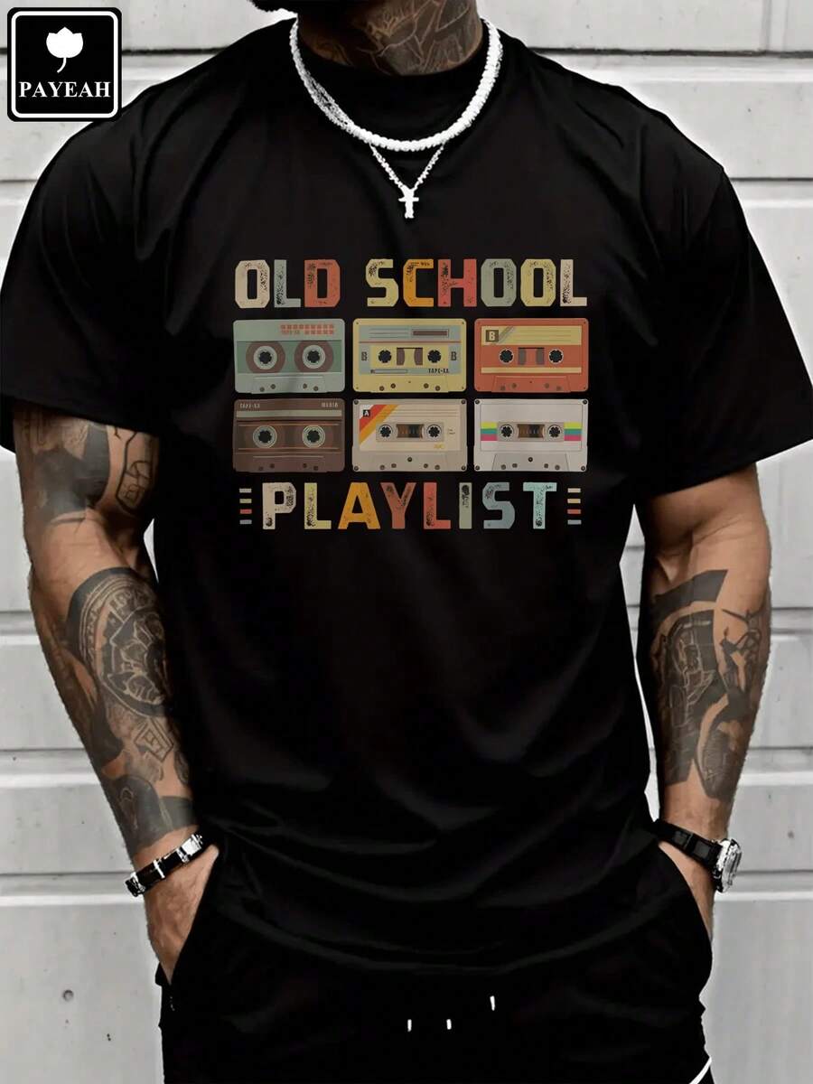Women'S Fashion In The 80S - 80s Retro Cassette Tape Music T-Shirt