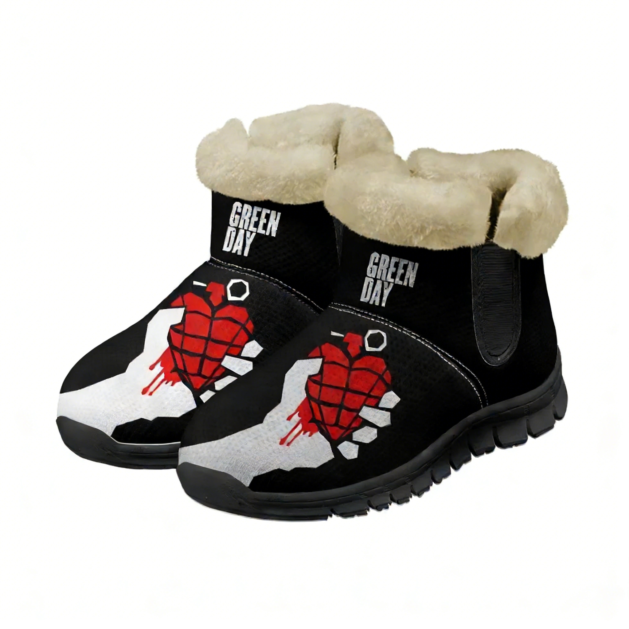 Women'S Fashion Day - Green Day Snow Boots Warm Boot