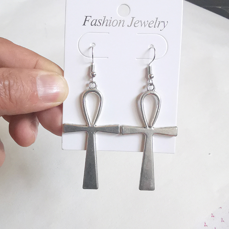 Women Fashion Egypt - Egyptian Big Ankh Crosses Drop &