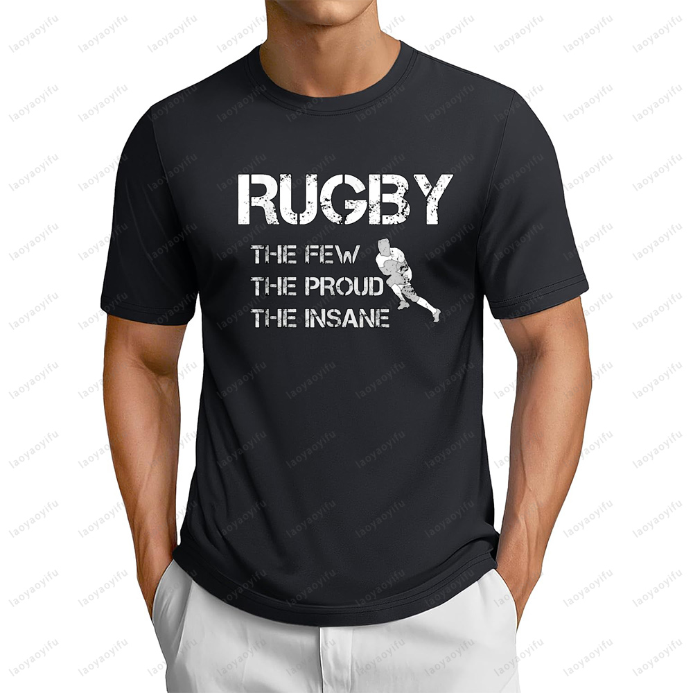 Women'S Fashion Rugby Shirt - Retro Style Rugby Graphic Printed Men's