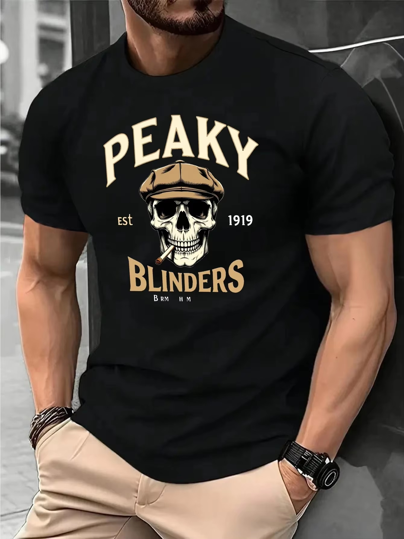 Women'S Fashion Peaky Blinders - 2026 Peaky Blinders Skull T-shirts Men