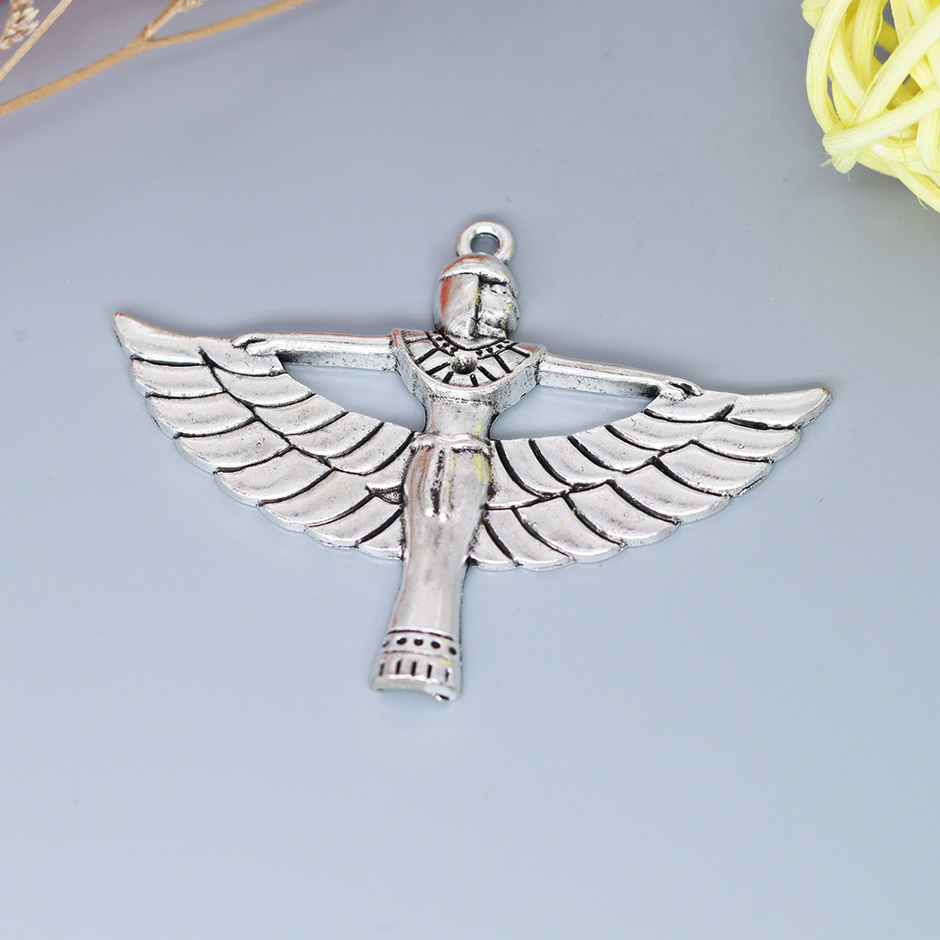 Women Fashion Egypt - 5PCS Egypt Goodness Winged Woman Charms