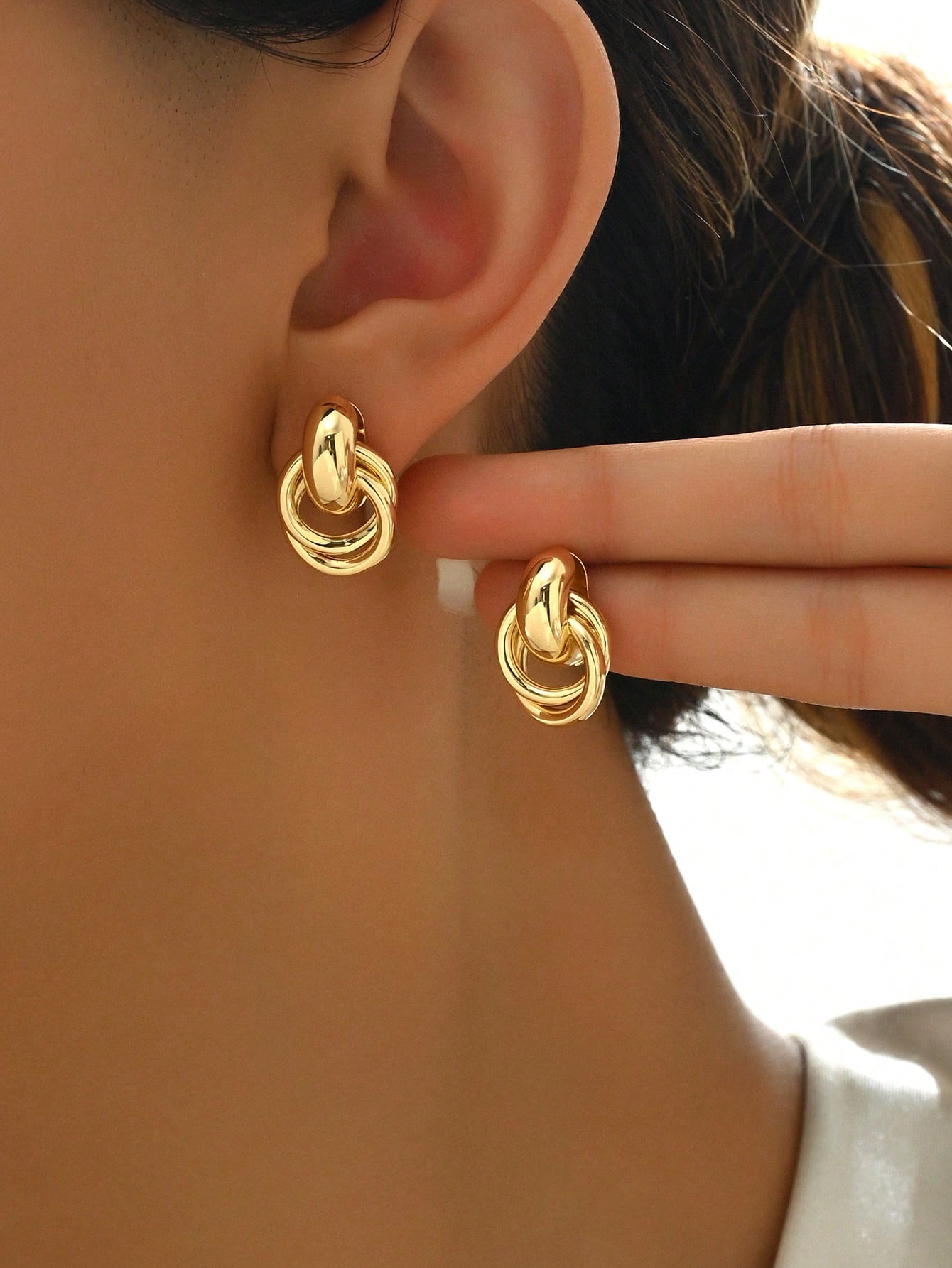 Women'S Fashion Day - 14K Gold Plated Vintage Boho Circular