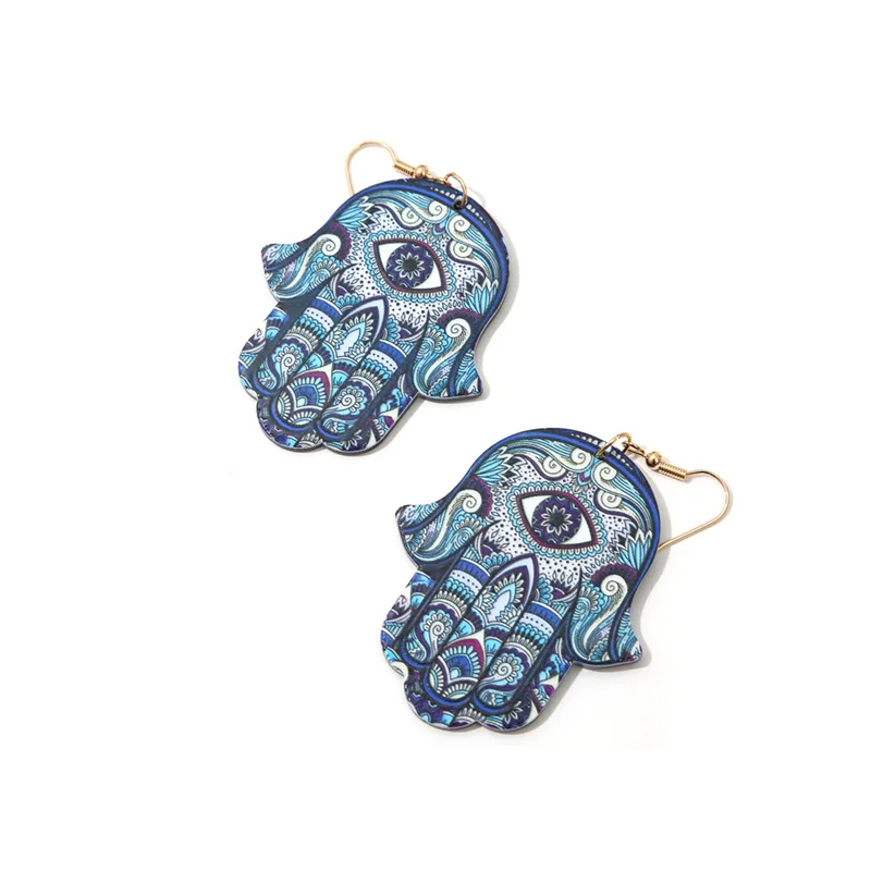 Turkey Women Fashion - Retro Charms Design Earrings Acrylic Turkey