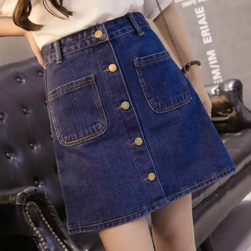 Black Jeans Skirts for Women M - Women Fashion Jeans recension och pris