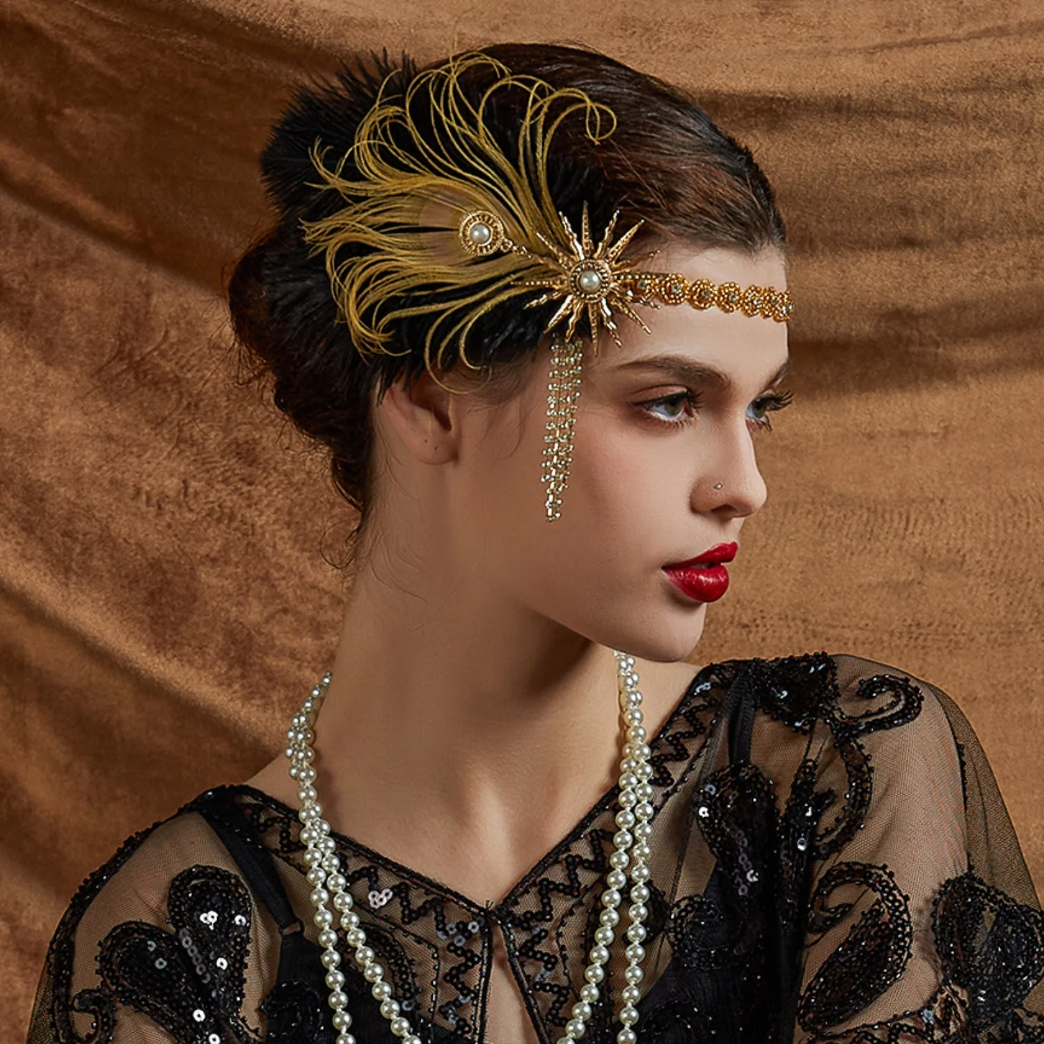 Rhinestone HairBand 1920s Vint - Women'S Fashion Of The 1920S recension och pris