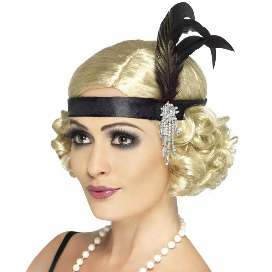 Ladies Flapper Feather Headban - Women'S Fashion Of The 1920S recension och pris