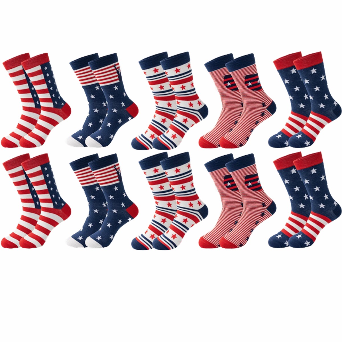 10 Pairs 4th of July Independe - Women'S Fashion Day recension och pris