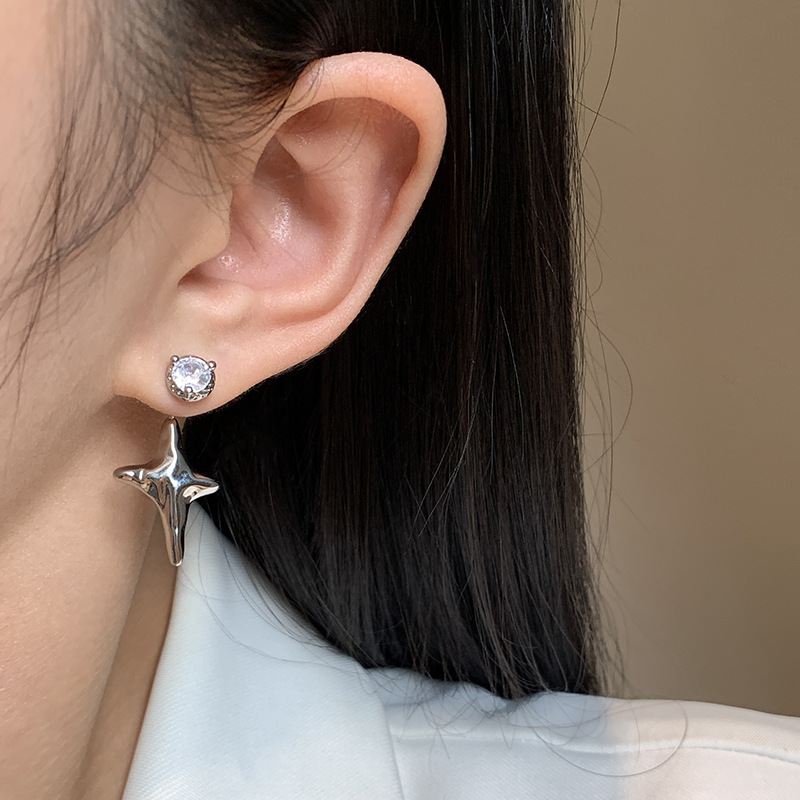 S925 Silver Needles Four-point - Women'S Real Y2K Fashion recension och pris