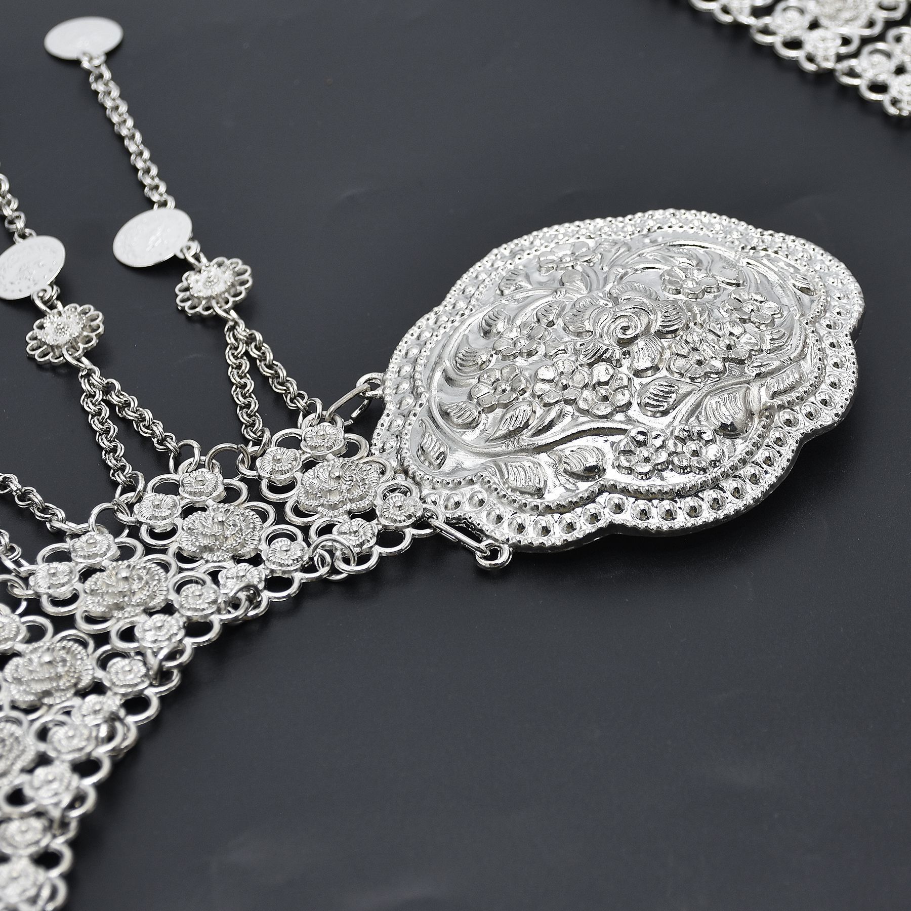 Silver Plated Moroccan Caftan  - Turkey Women Fashion recension och pris