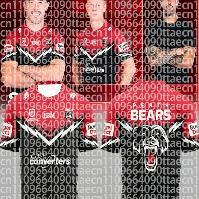 2026 New Perth Bears NRL Cash  - Women'S Fashion Rugby Shirt recension och pris
