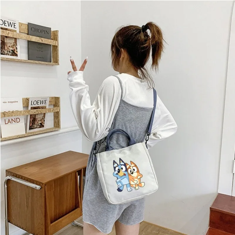 New Cartoon Cute Bluey Fashion - Canvas Tote Bag recension och pris