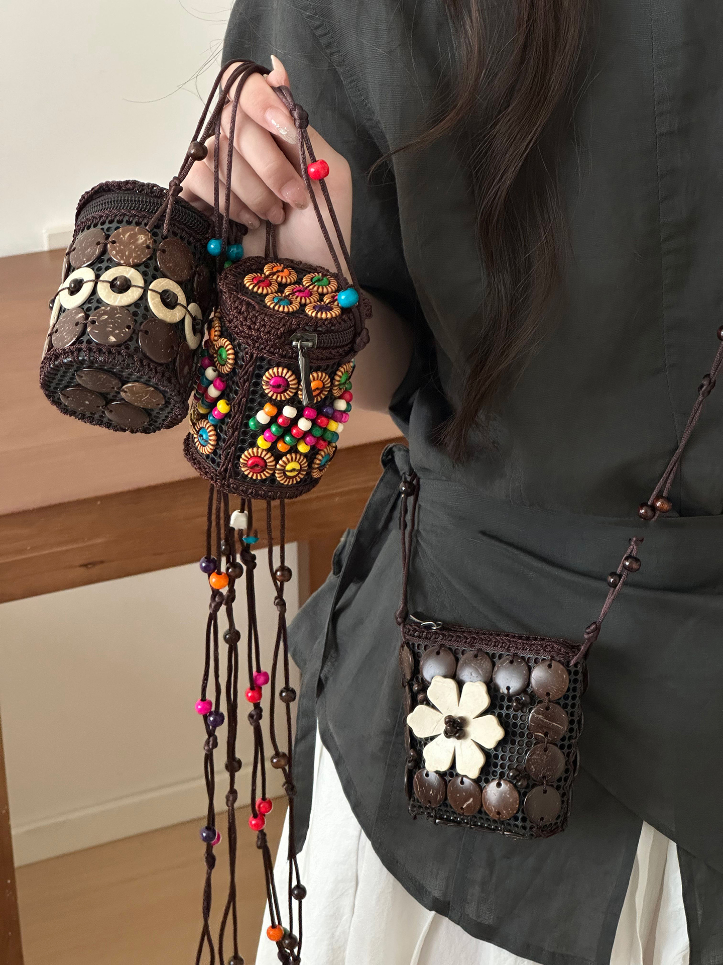 Bohemian Style Diagonal Cross  - Coin Purse Women recension och pris