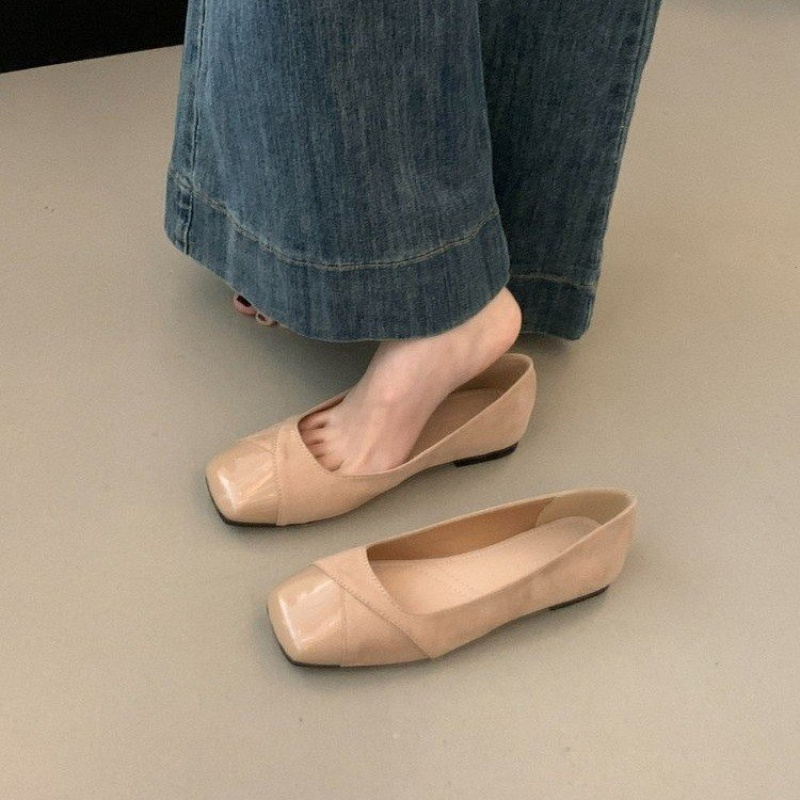 French-style square-toed shall - Women Fashion Korean recension och pris