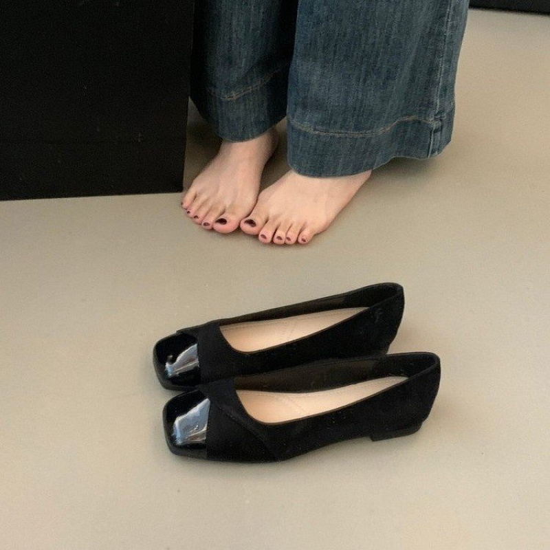 French-style square-toed shall - Women Fashion Korean recension och pris