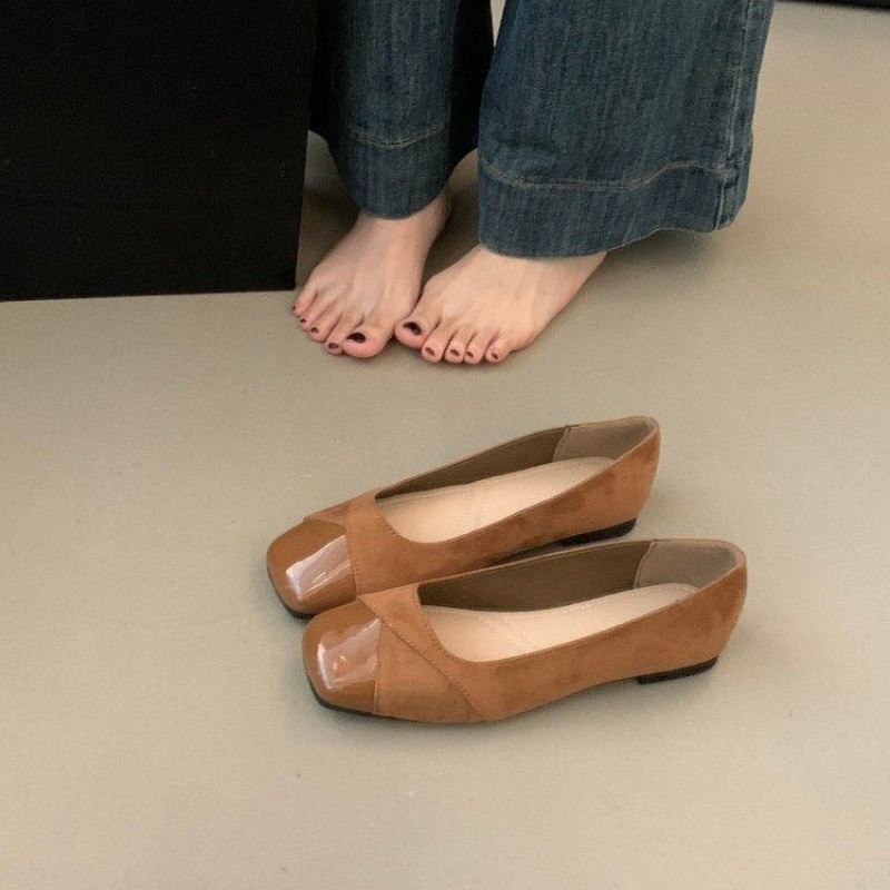 French-style square-toed shall - Women Fashion Korean recension och pris