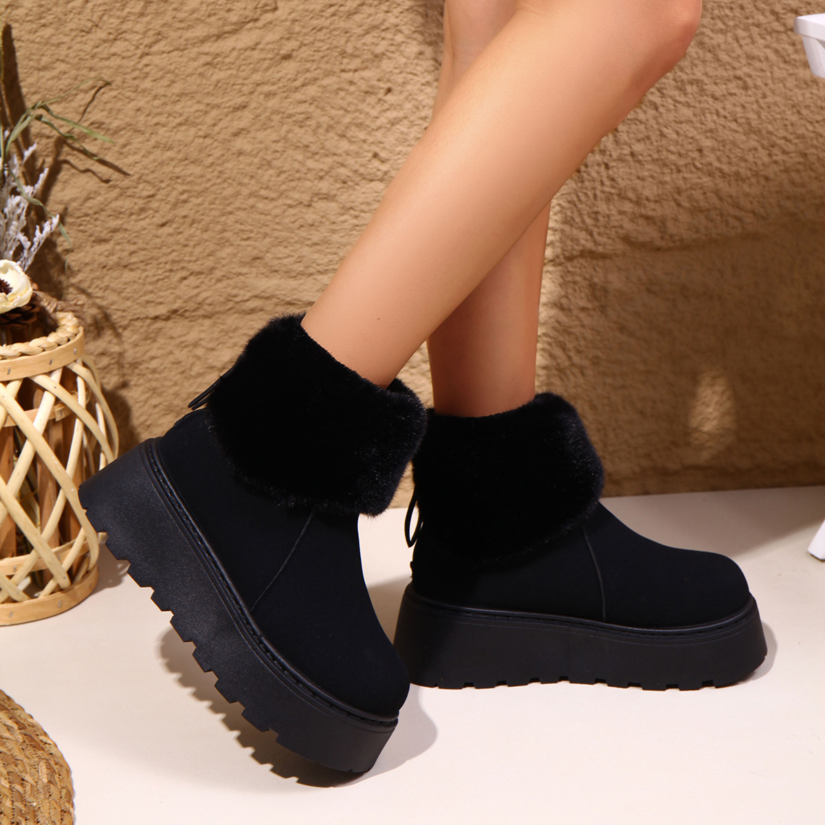 Women's Autumn Winter Plush Li - Women Fashion Korean recension och pris