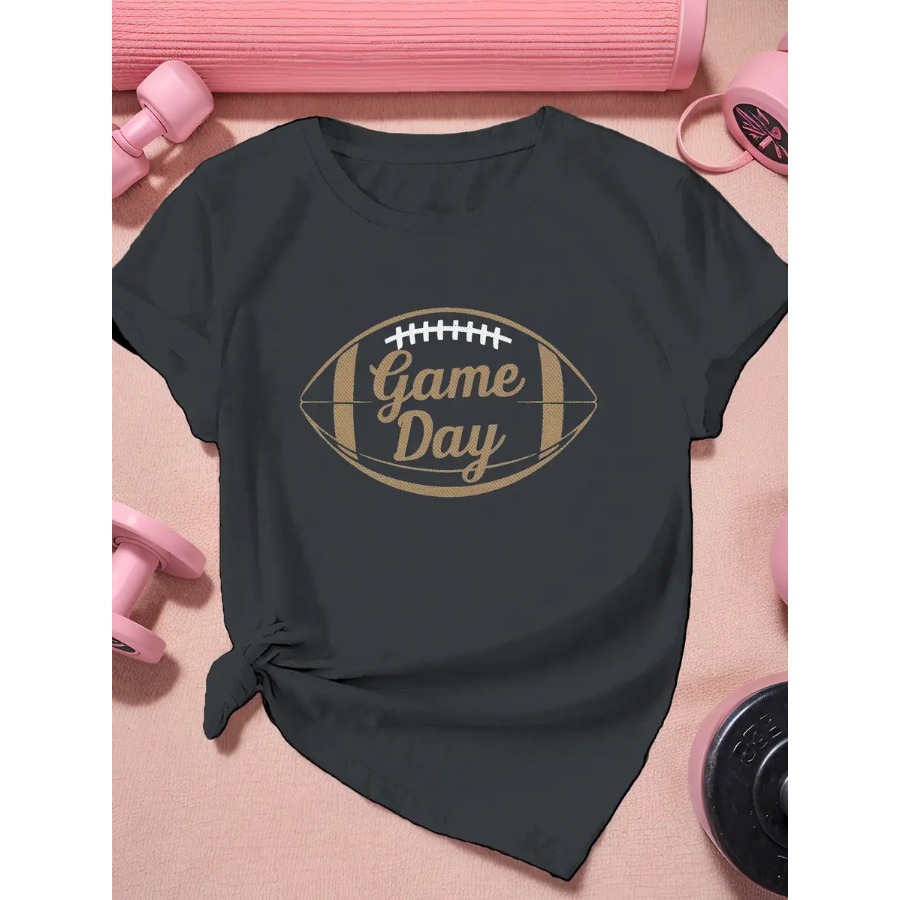 【New Arrival】Game Day Football - Women'S Fashion Rugby Shirt recension och pris