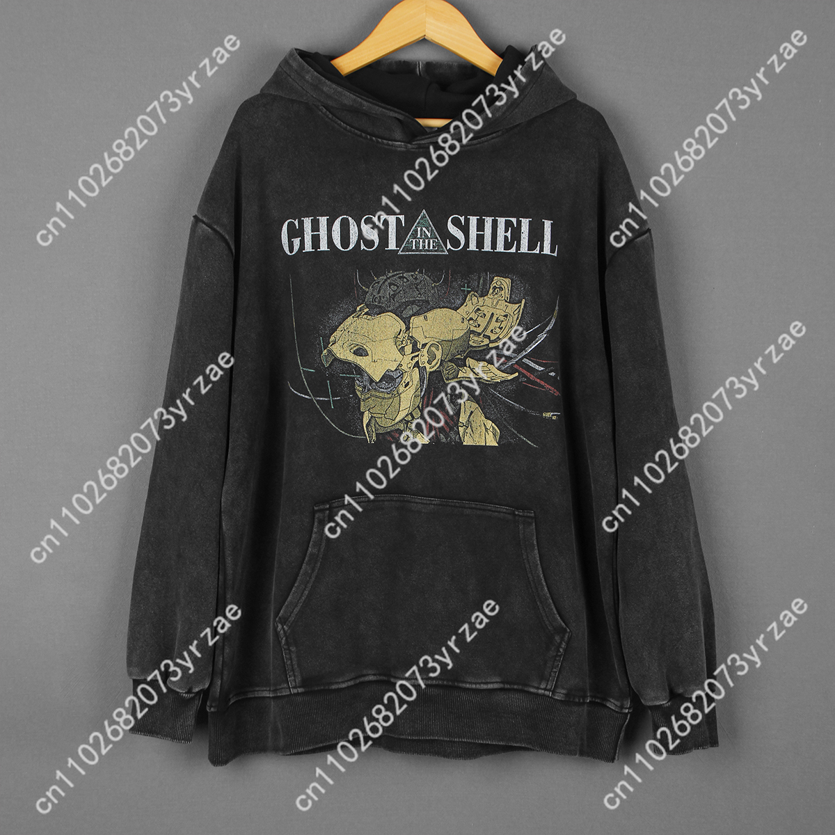Ghost In The Shell Retro Wash  - Women'S Fashion Hoodie recension och pris