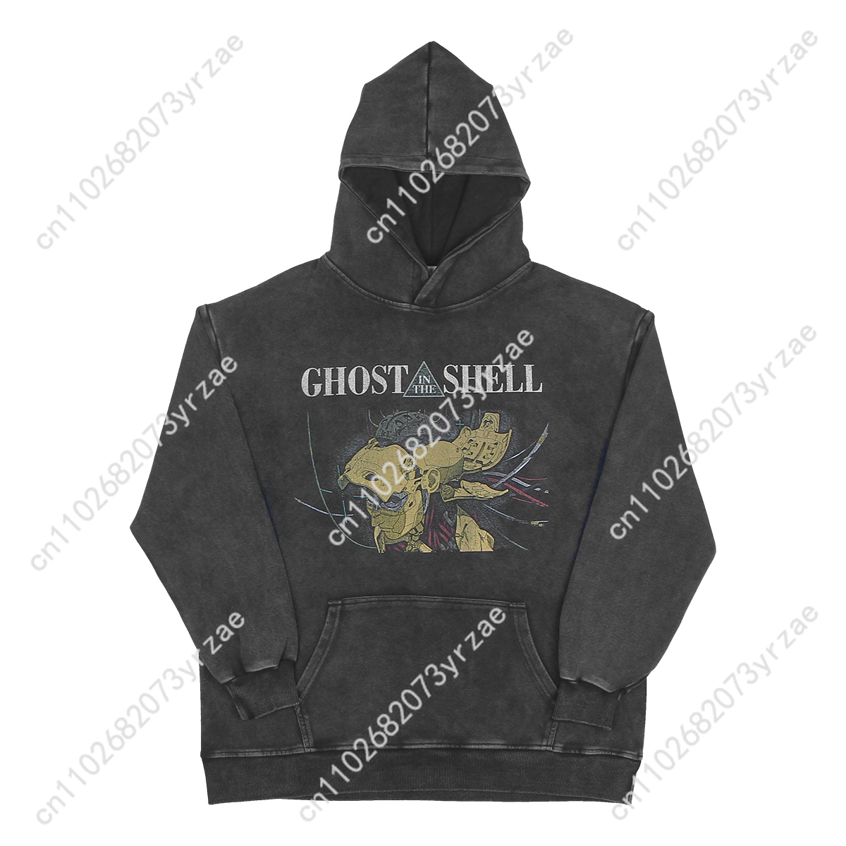 Ghost In The Shell Retro Wash  - Women'S Fashion Hoodie recension och pris