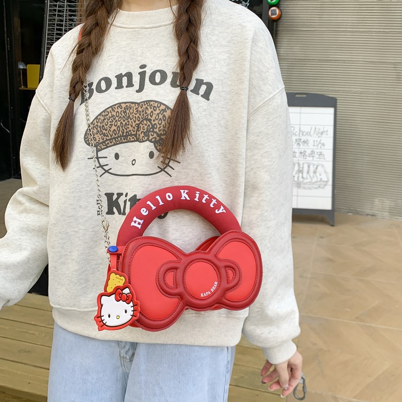 Anime Hello Kitty Bow Bag Fash - Coin Purse Women recension och pris