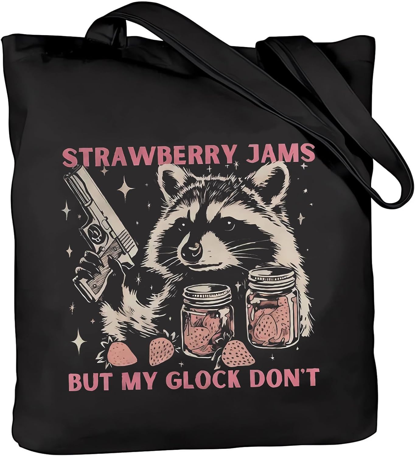 Funny Animal Print Canvas Aest - Canvas Tote Bag recension och pris