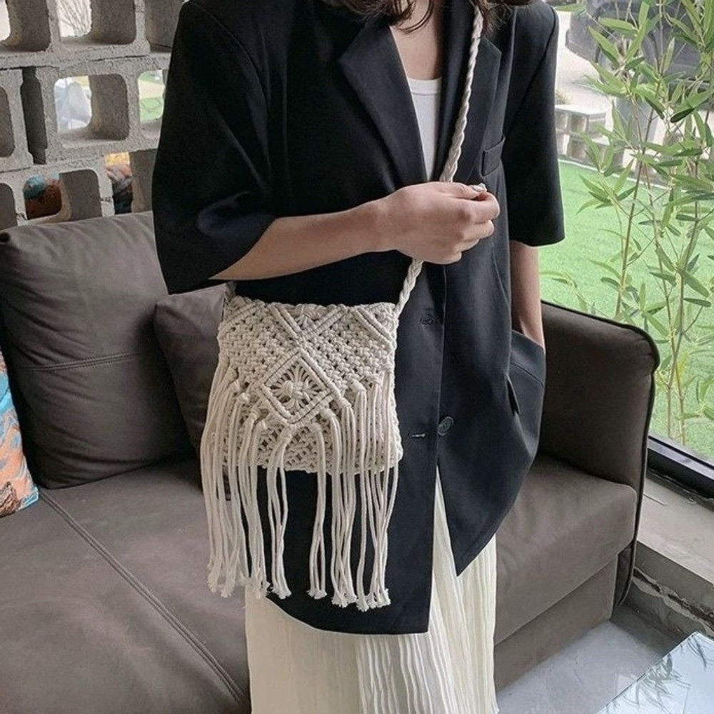Fashion Ethnic Style Woven Str - Coin Purse Women recension och pris