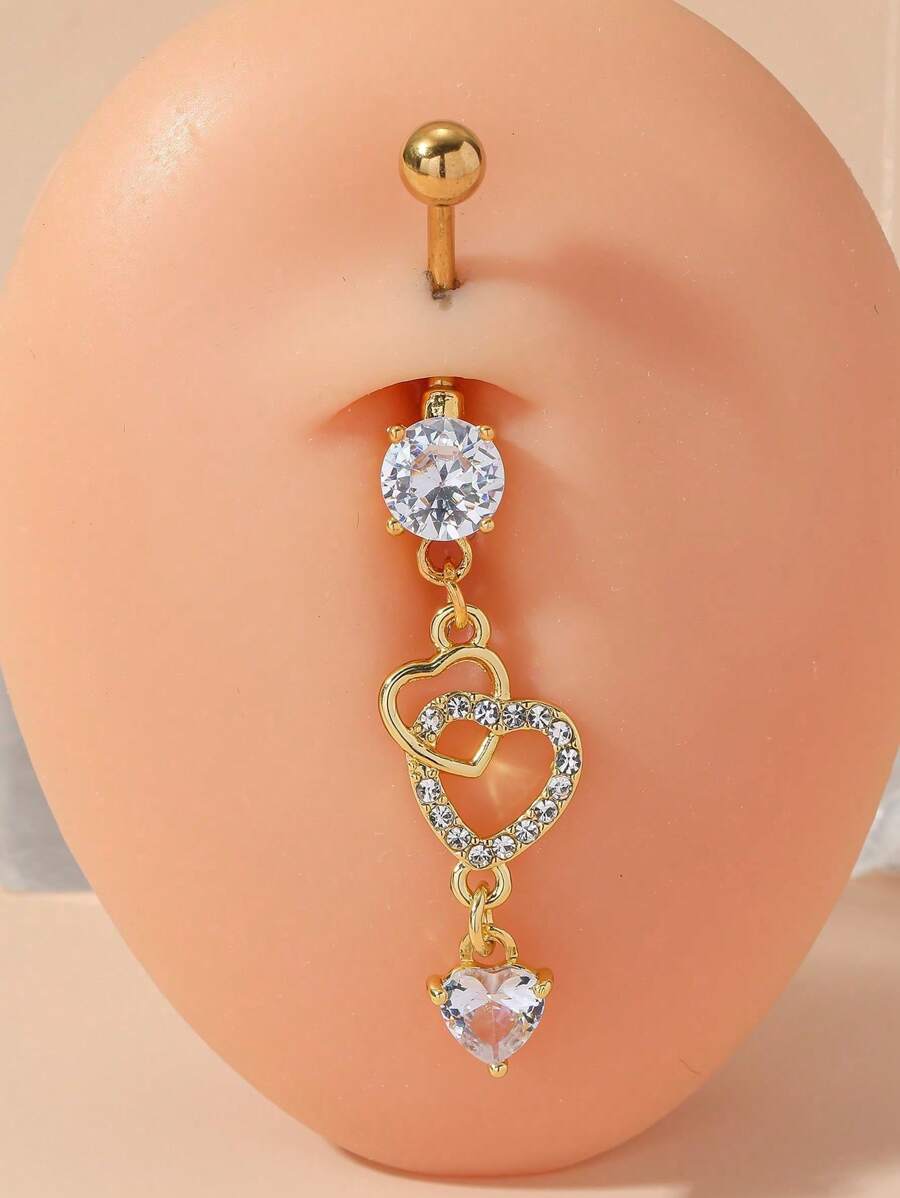 Heart-Dangling Cubic Zirconia  - Women'S Fashion Day recension och pris