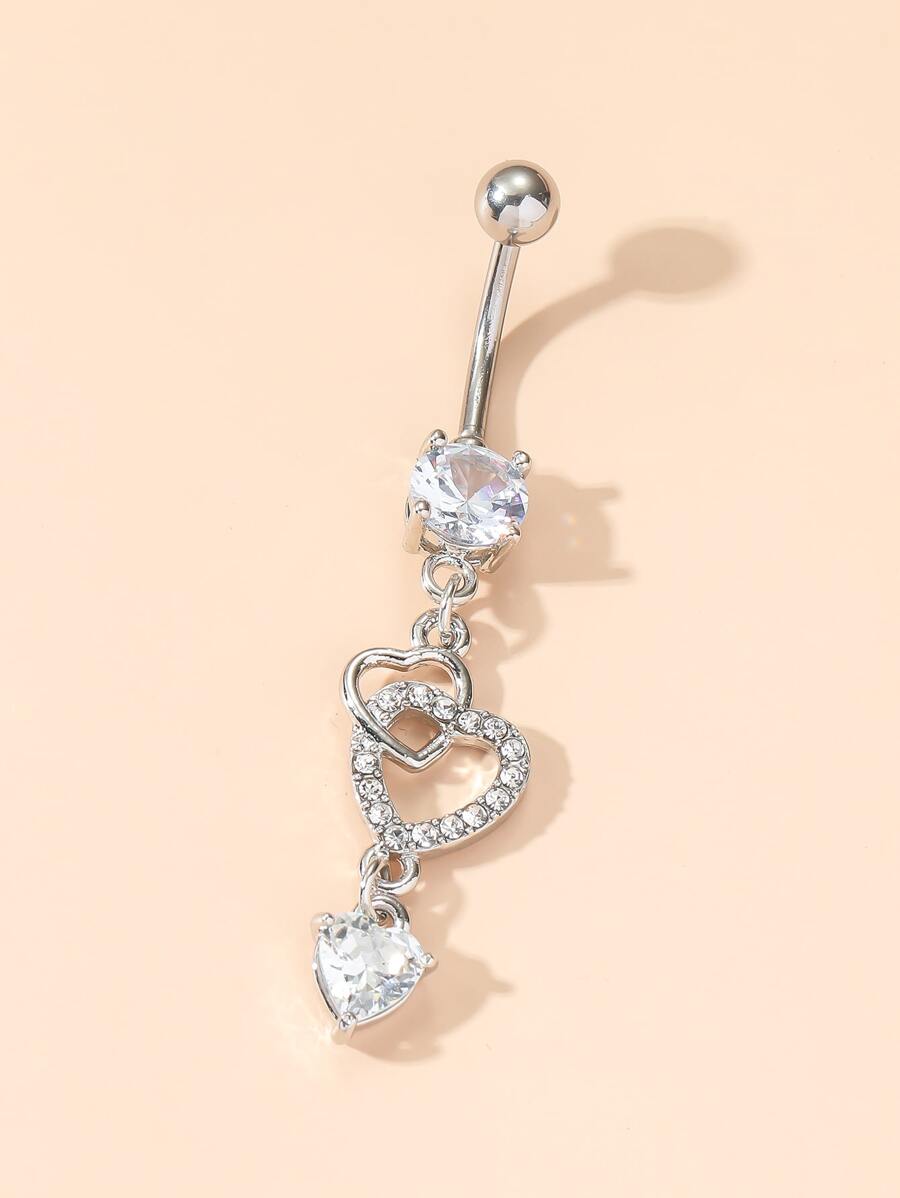 Heart-Dangling Cubic Zirconia  - Women'S Fashion Day recension och pris