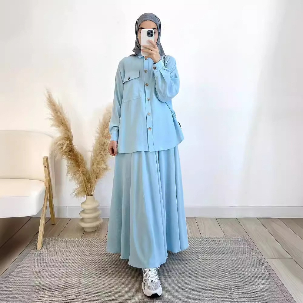 2-Piece Long Sleeve Shirt and  - Turkey Women Fashion recension och pris