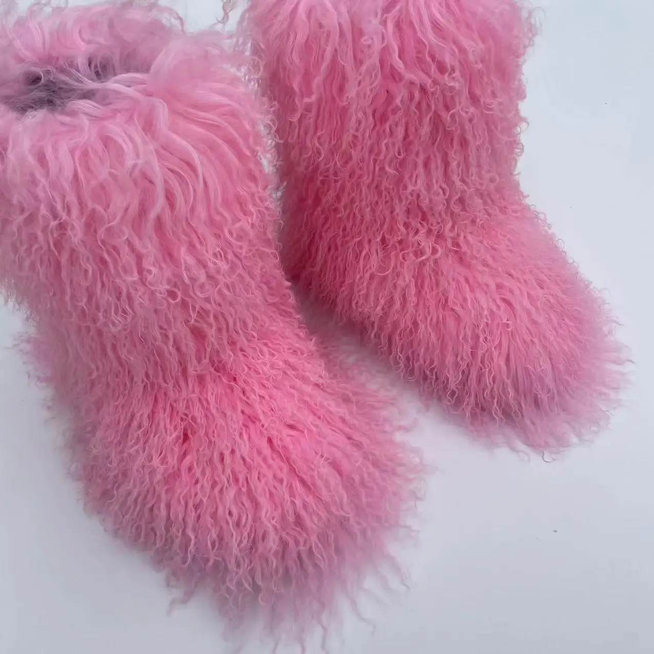 Y2K Fluffy Real Mongolian Fut  - Women'S Real Y2K Fashion recension och pris