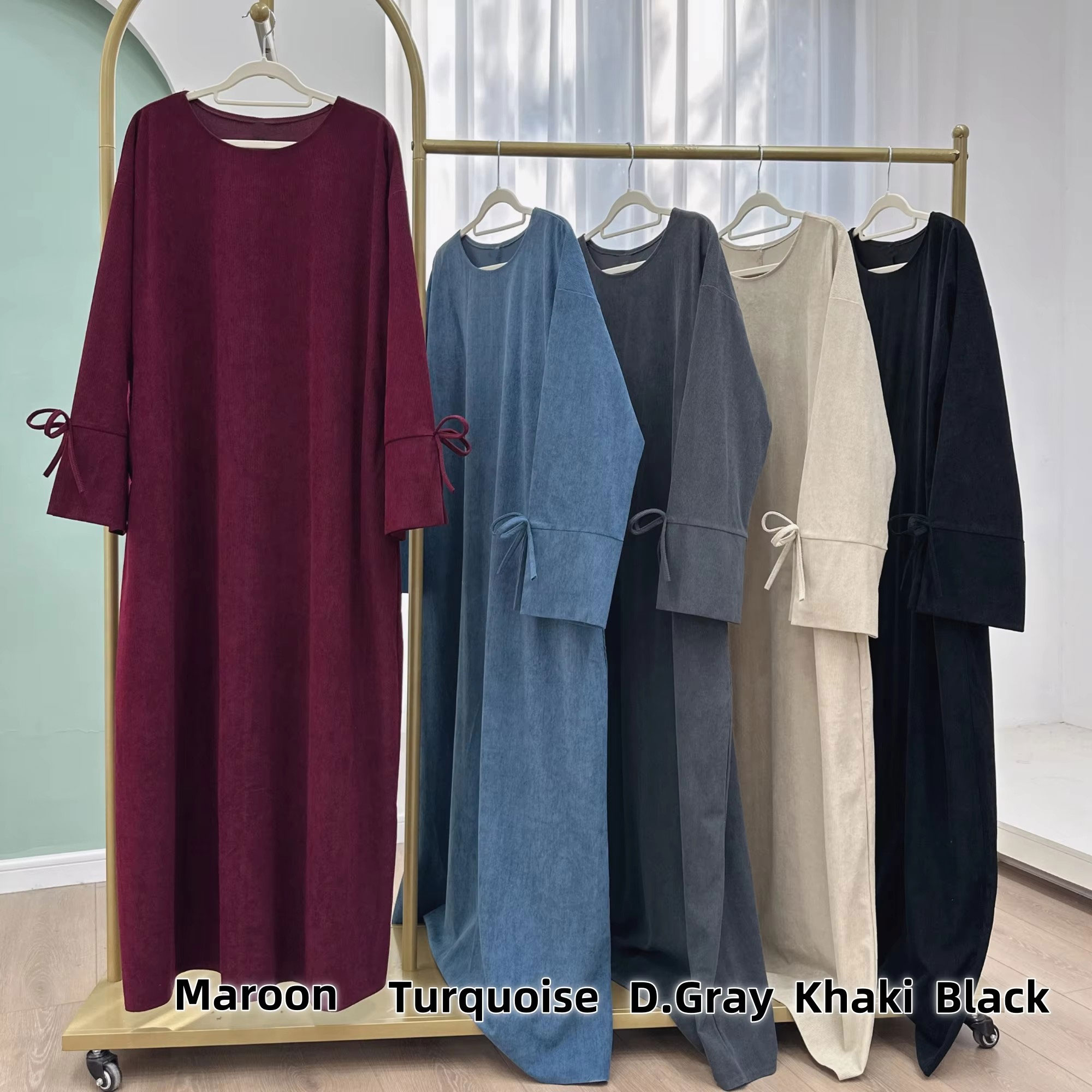 Ramadan Bow-knot Dubai Abaya D - Turkey Women Fashion recension och pris