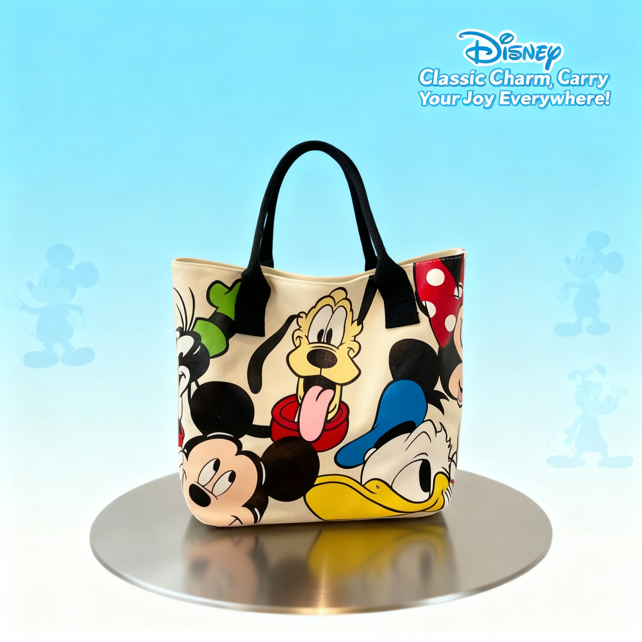 Disney Mickey Mouse Minnie Lar - Canvas Tote Bag recension och pris