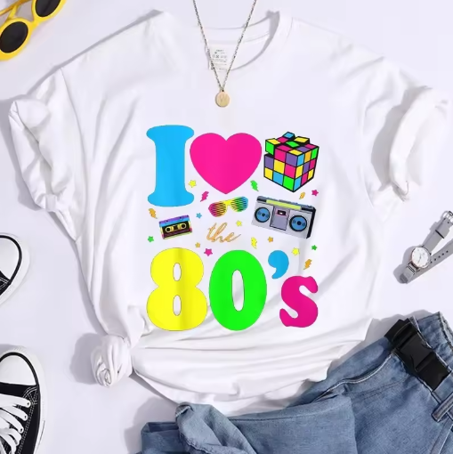 New Fashion I Love The 80s T-S - Women'S Fashion In The 80S recension och pris