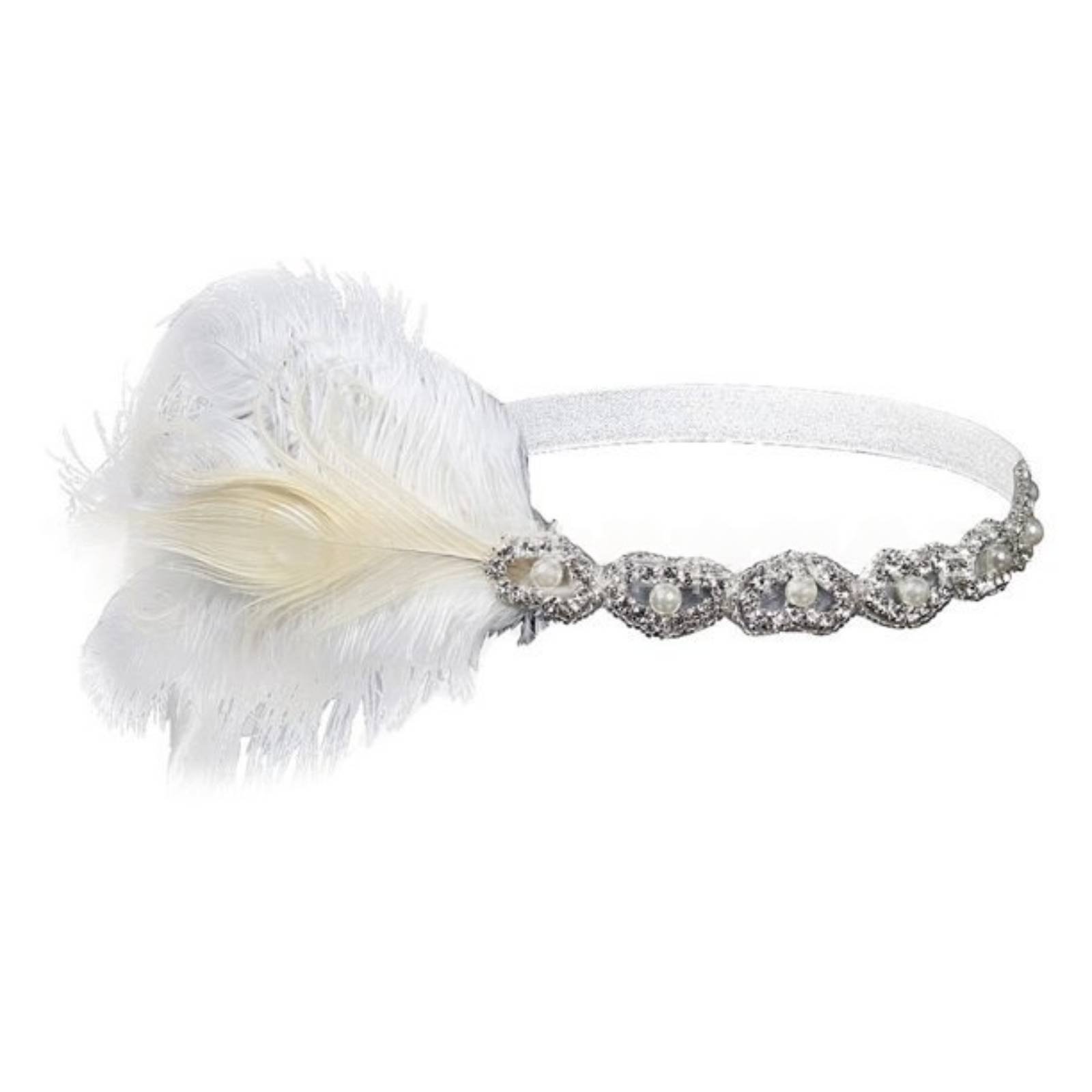 Jazz Age Feather Headband Vint - Women'S Fashion Of The 1920S recension och pris
