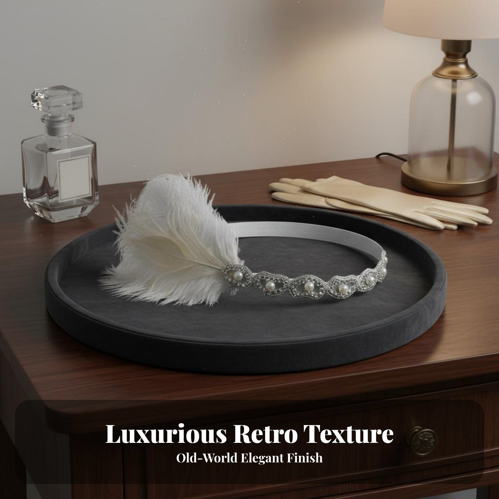 Jazz Age Feather Headband Vint - Women'S Fashion Of The 1920S recension och pris