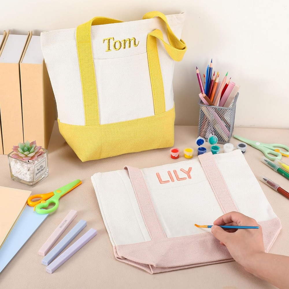 12 Pcs Mini Canvas Tote Bags 1 - Canvas Tote Bag recension och pris
