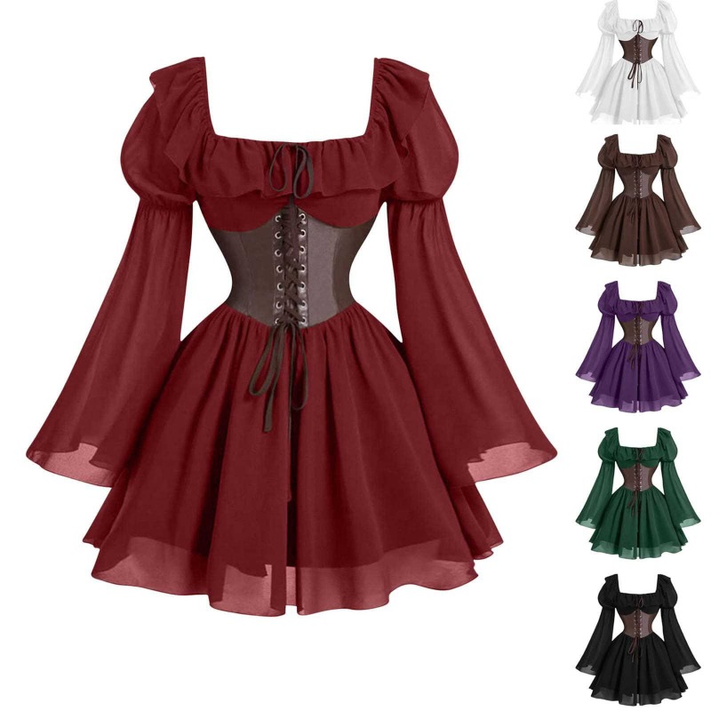 Medieval Dress Renaissance Per - Women'S Fashion Renaissance Period recension och pris