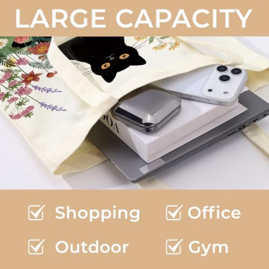 Cute Aesthetic Canvas Tote Bag - Canvas Tote Bag recension och pris