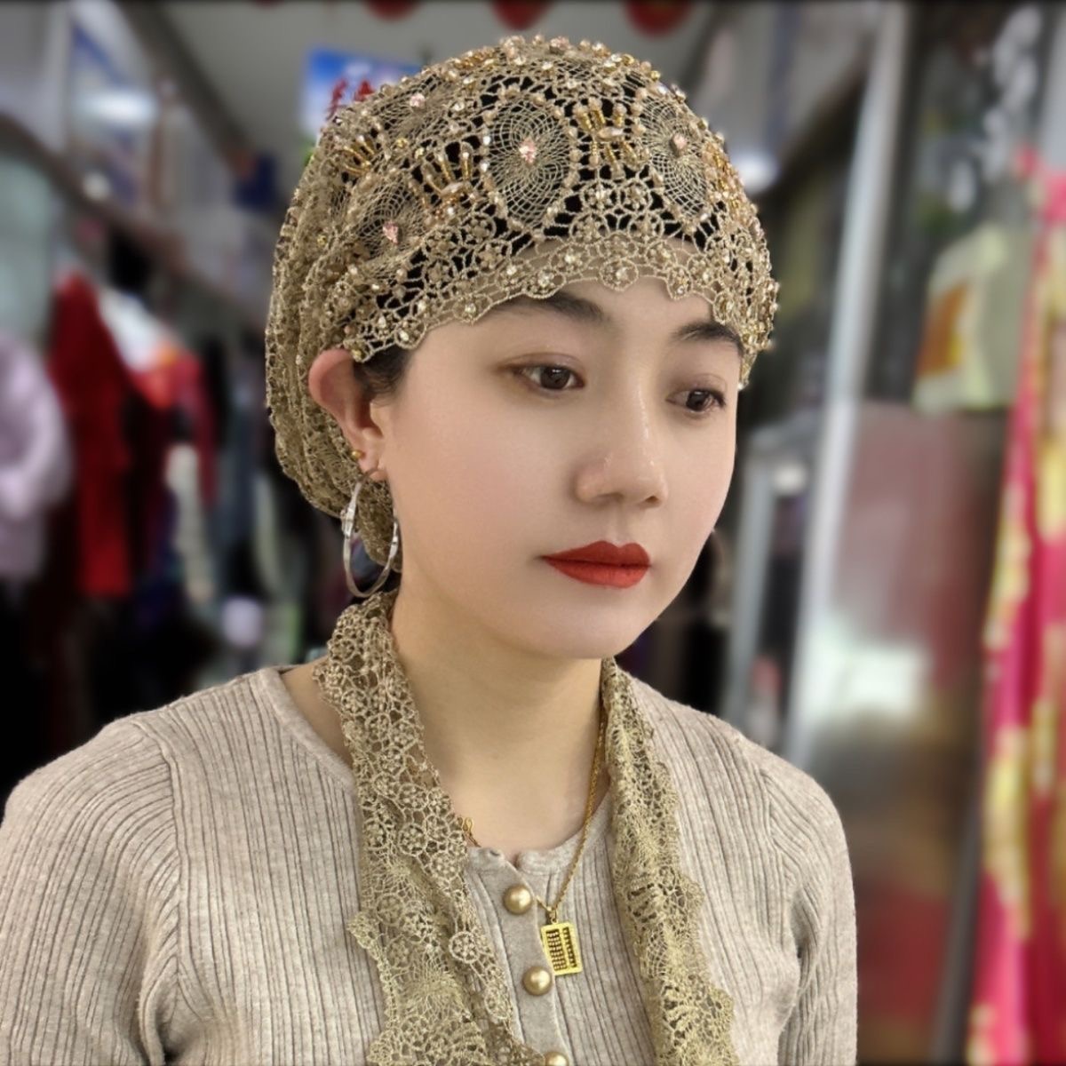 Muslim Hijabs Women Wedding De - Women Fashion Malaysia recension och pris