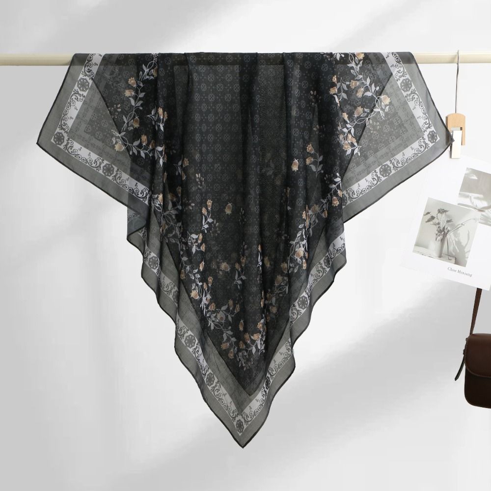 Square Shape Floral Printed Sc - Women Fashion Malaysia recension och pris