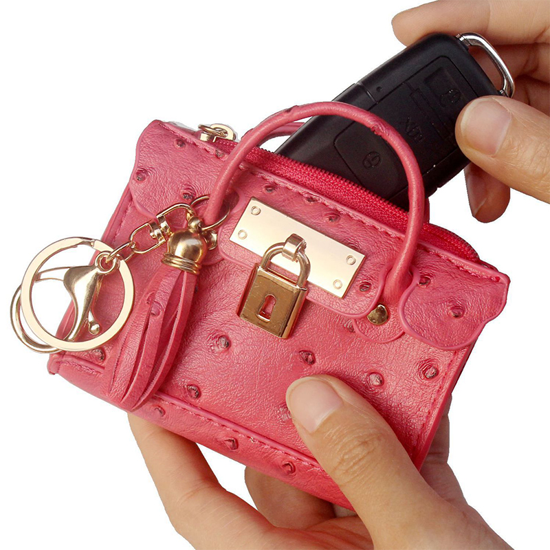 Multifunction Leather Key Bag  - Coin Purse Women recension och pris