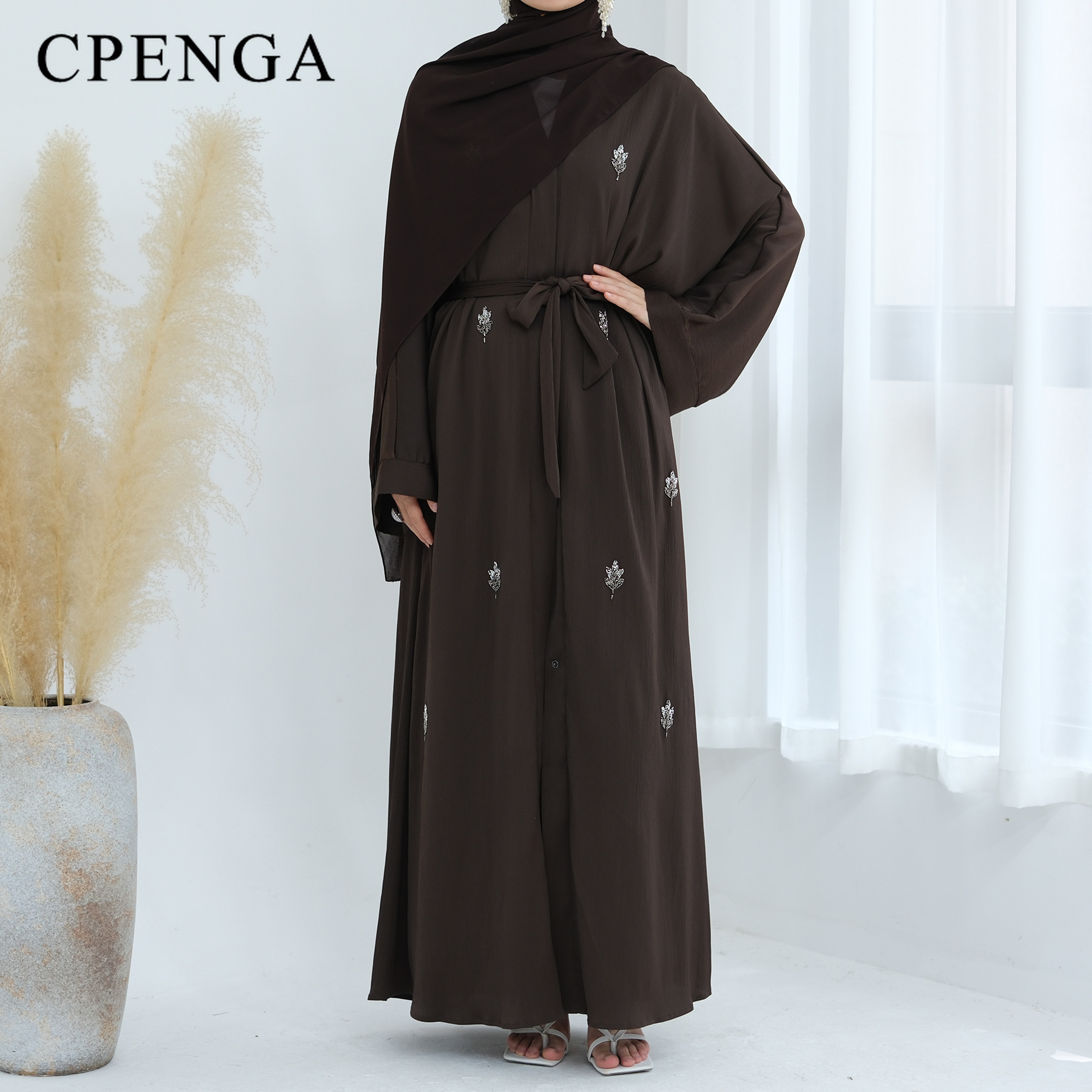 Luxuru Embroidery Dubai Abaya  - Turkey Women Fashion recension och pris