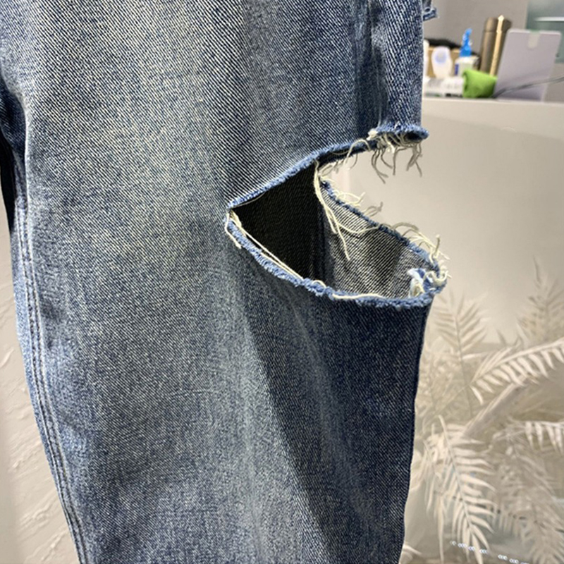 Summer Women Ripped Jeans High - Women Fashion Jeans recension och pris