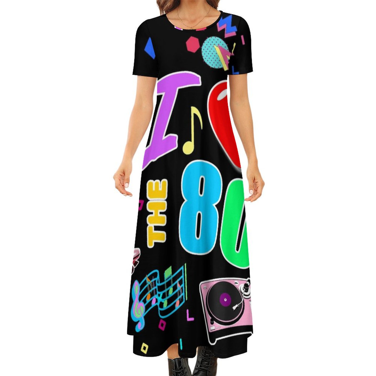 I Love The 80S Retro Heart Dre - Women'S Fashion In The 80S recension och pris
