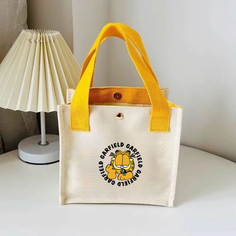 Garfield anime cartoon cute st - Canvas Tote Bag recension och pris