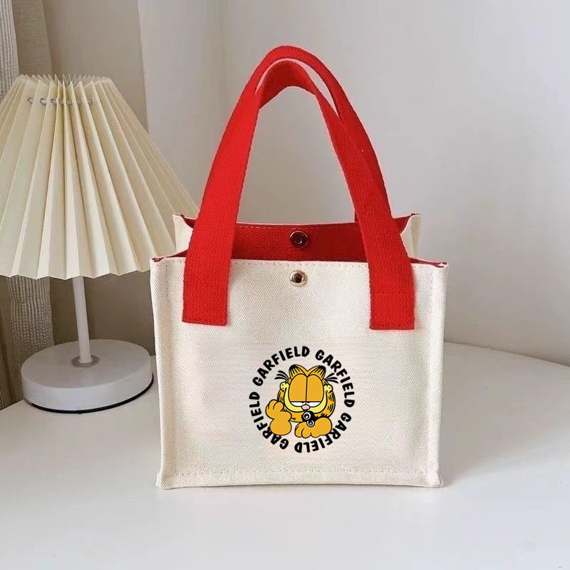 Garfield anime cartoon cute st - Canvas Tote Bag recension och pris