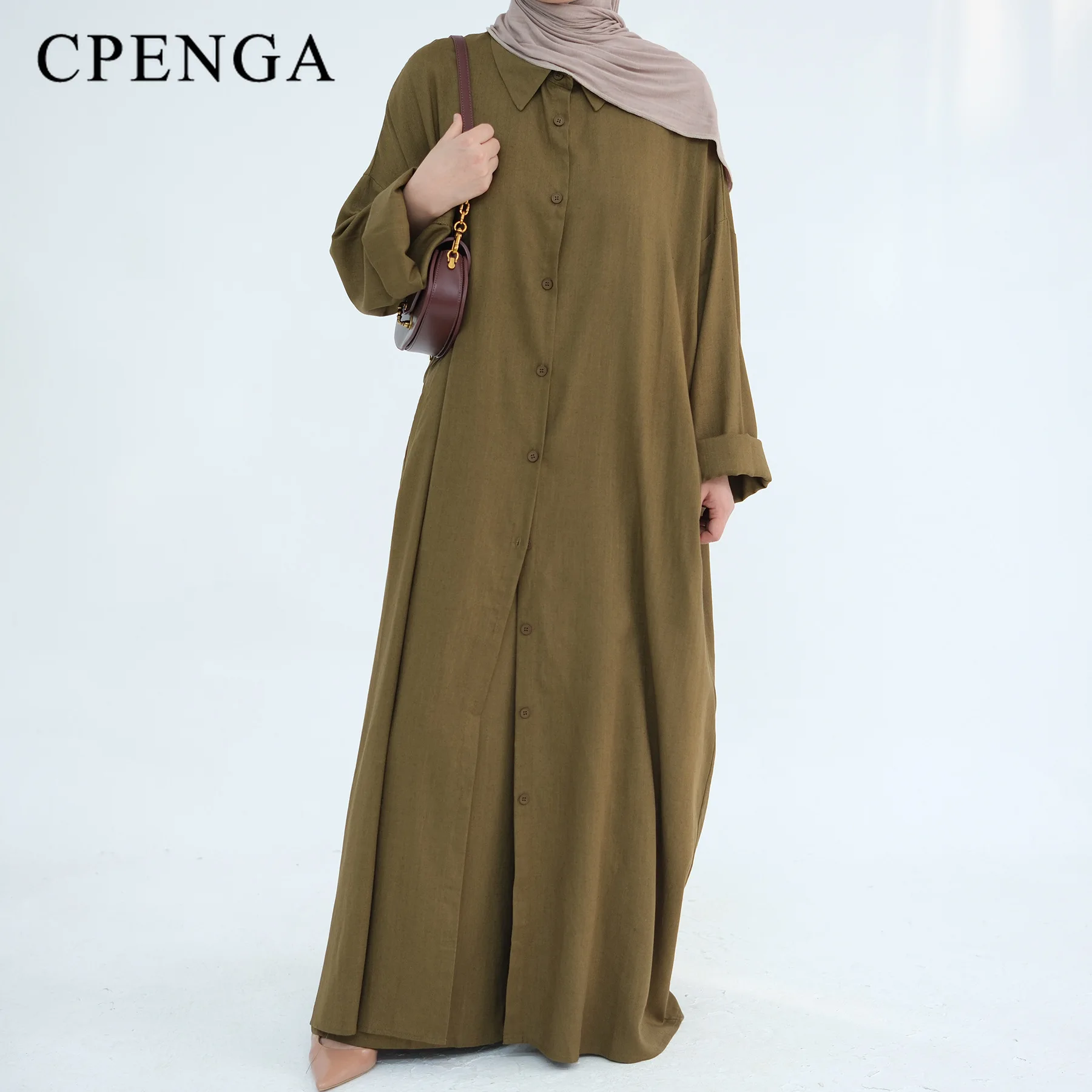 Ramadan Two Piece Linen Muslim - Turkey Women Fashion recension och pris