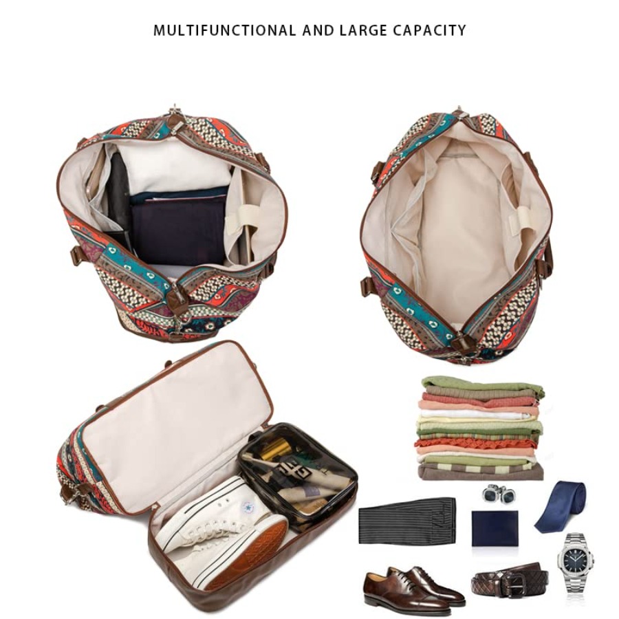 Garment Bag with Shoes Compart - Canvas Tote Bag recension och pris